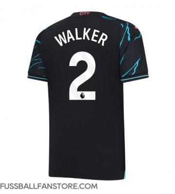 Manchester City Kyle Walker #2 Replik 3rd trikot 2023-24 Kurzarm